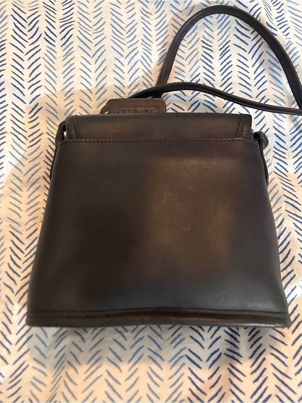 NWT Vintage Coach Tango Flap 9049 Crossbody with Turn-Lock Hardware